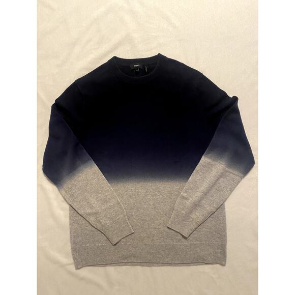 Theory Men's Hilles Cashmere Crew Sweater Size Medium - Picture 3 of 6